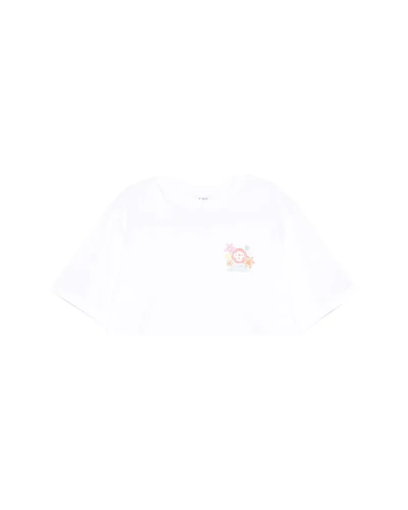 Casablanca Paris Logo-print T-shirt White