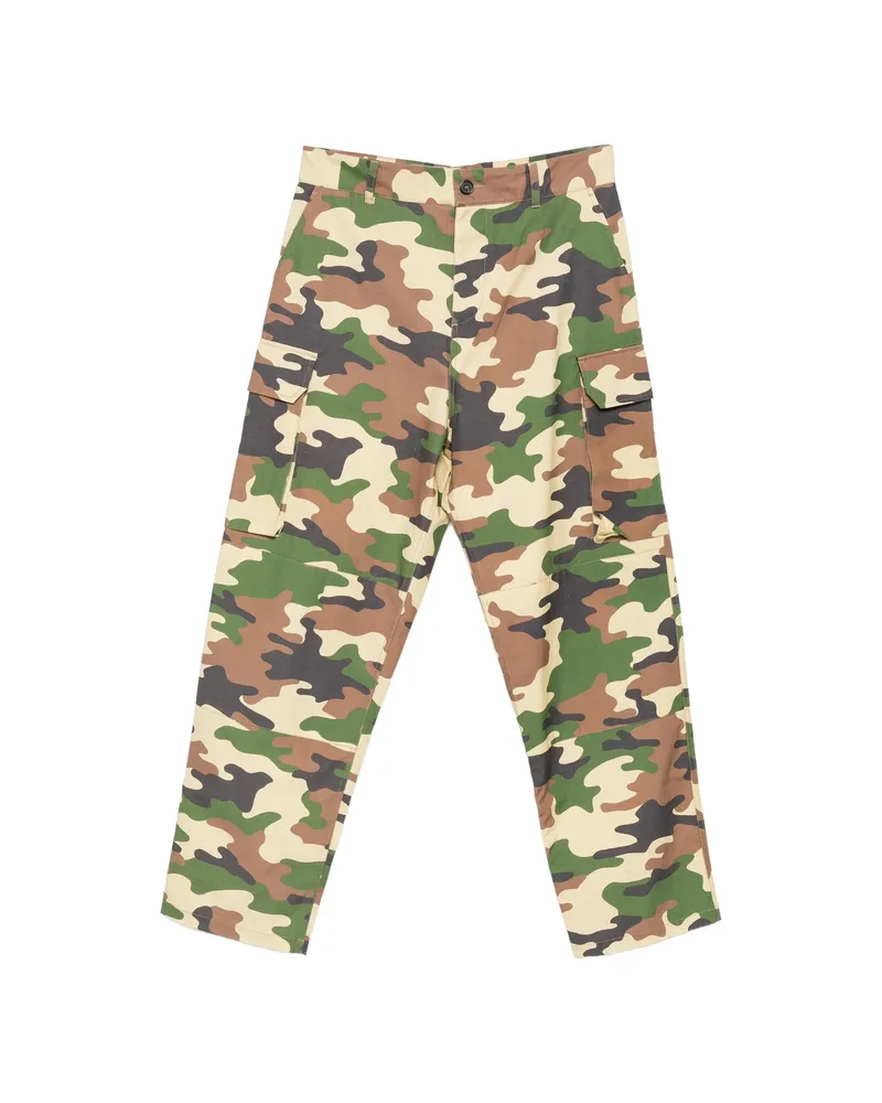 J.W.Anderson Camouflage-print Cargo Pants Green