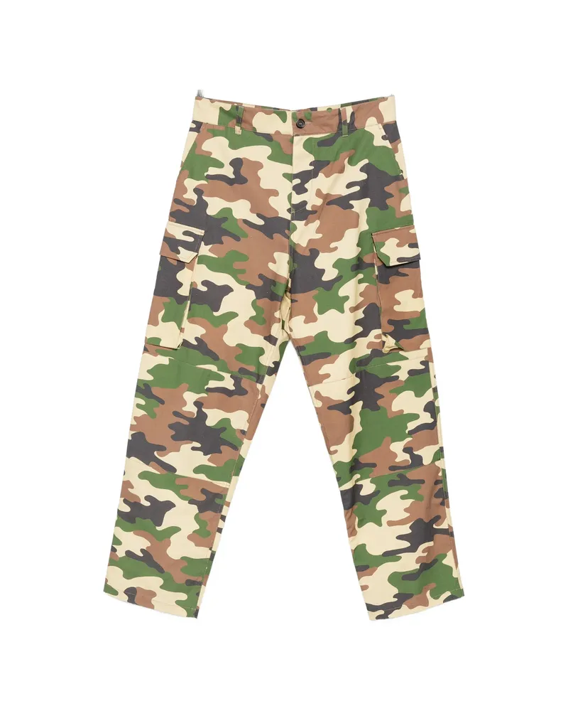 J.W.Anderson Camouflage-print Cargo Pants Green