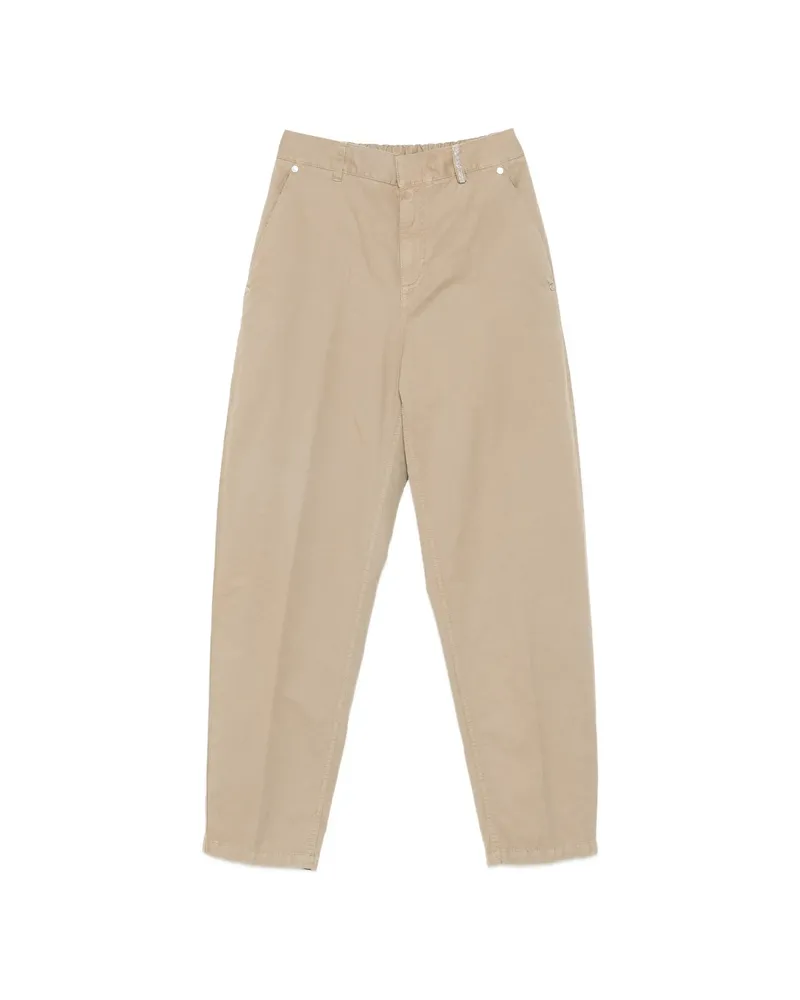 PANICALE Cashmere Tapered Trousers Neutrals