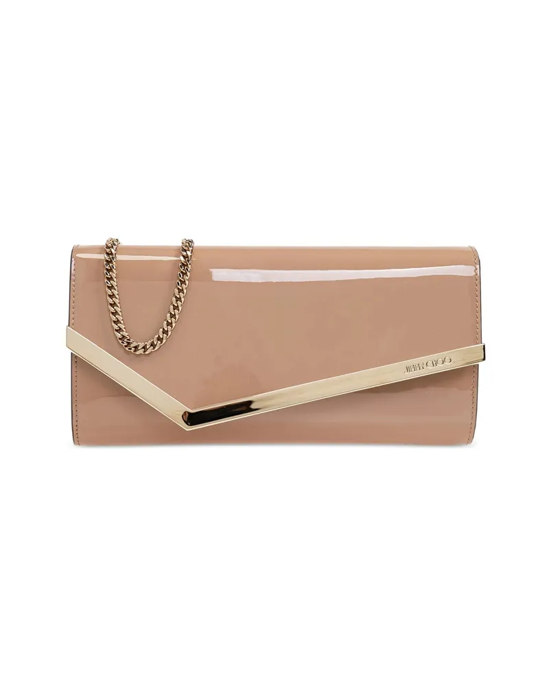 Jimmy Choo Emmie Clutch Neutrals