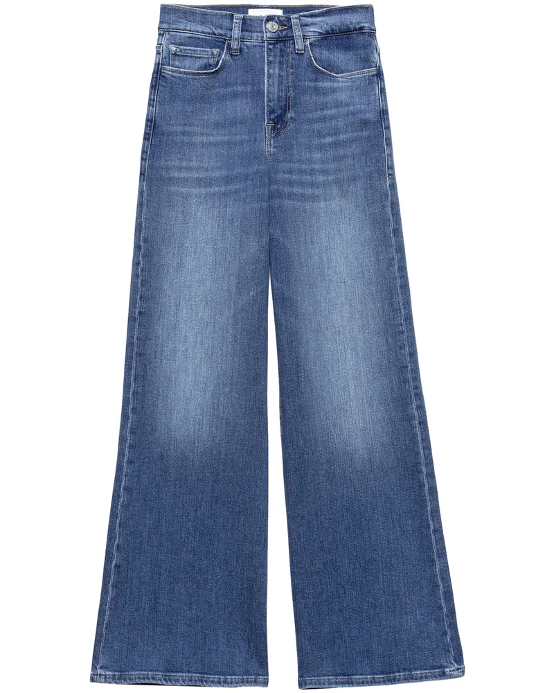 Frame Denim Le Slim Palazzo Jeans Blue