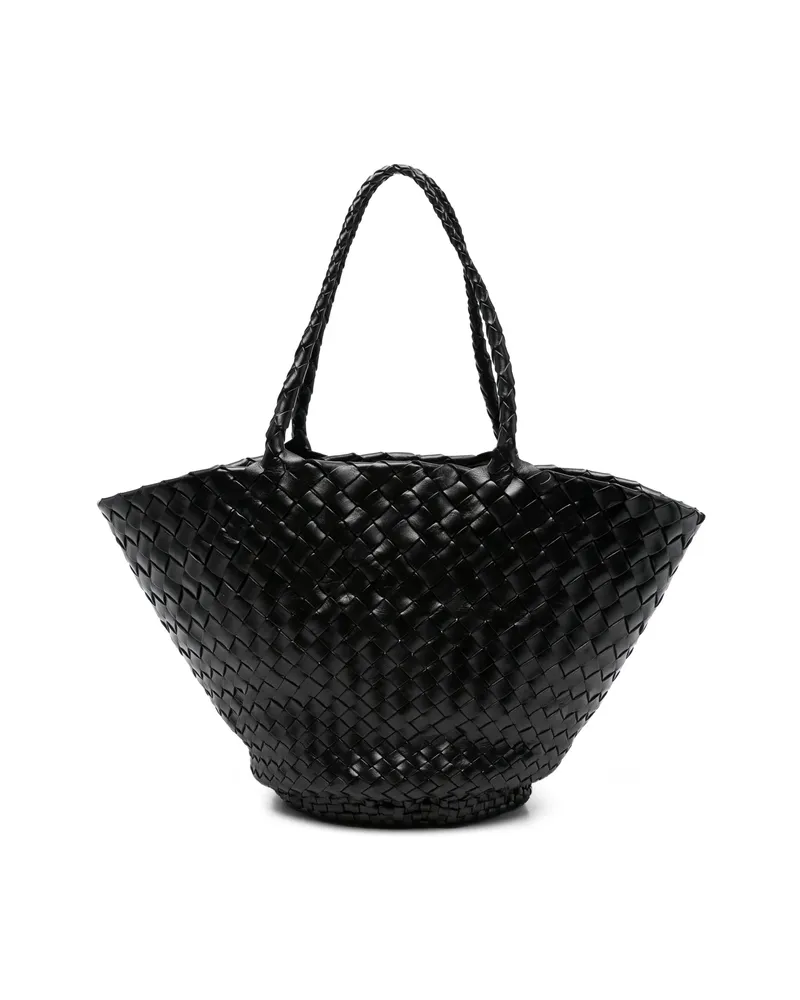 Dragon Diffusion Egola Woven Braided Shoulder Bag Black