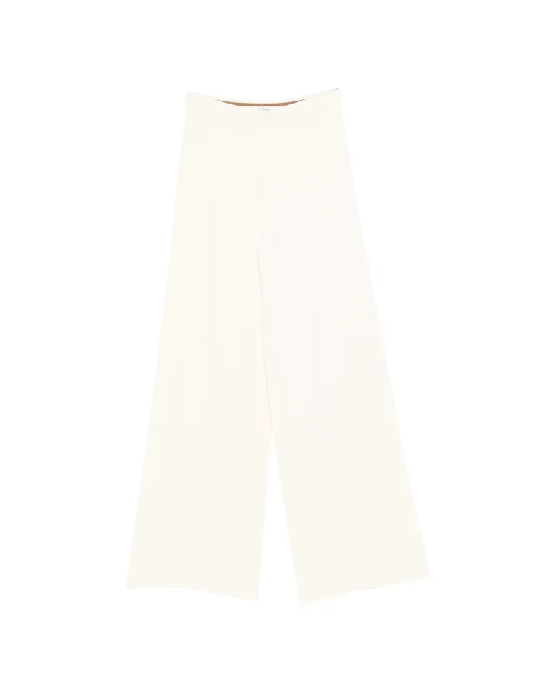 Max Mara Wide-leg Palazzo Pants Neutrals