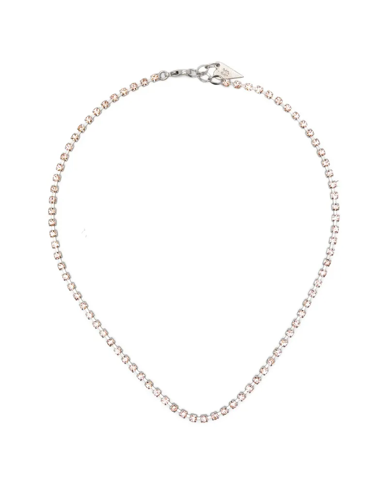 forte_forte Square-stone Necklace Silver
