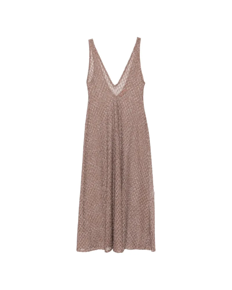 Missoni V-neck Dress Brown