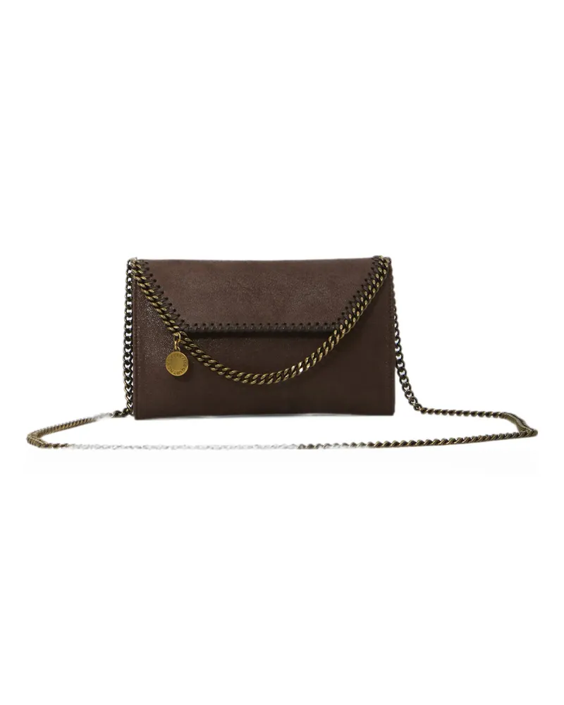 Stella McCartney Falabella Wallet On Chain Crossbody Bag Brown