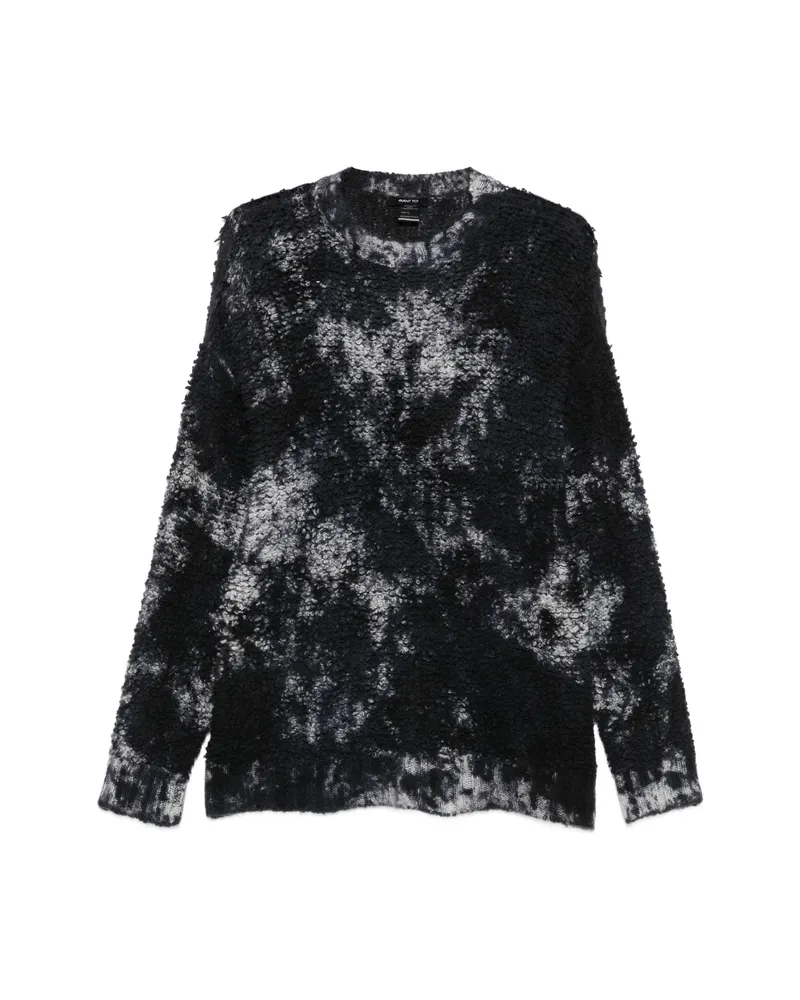 Avant Toi Tie-dye Bouclé Knitwear Blue