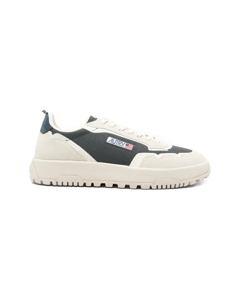 AUTRY Panelled Low-top Sneakers Neutrals