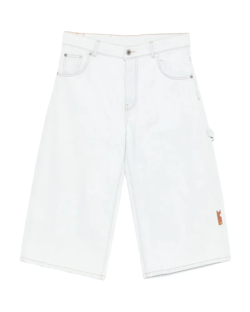 OFF-WHITE Five-pocket Denim Shorts Blue