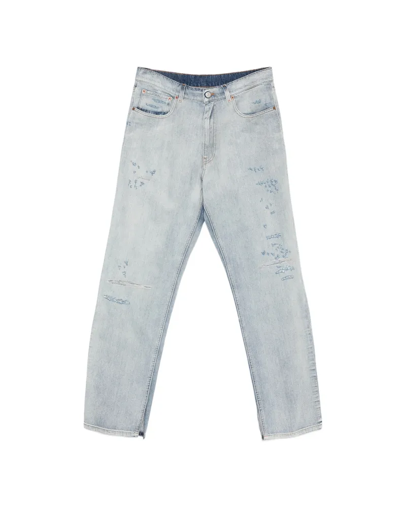 Maison Margiela Distressed Jeans Blue