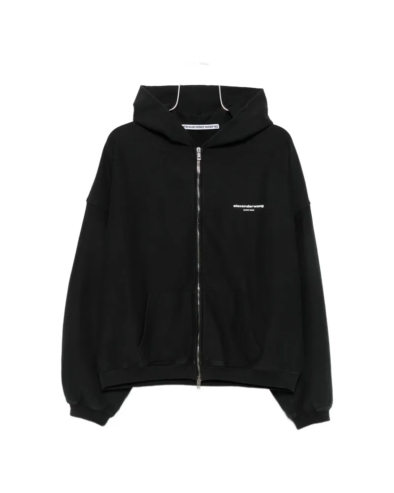 Alexander Wang Logo-print Hoodie Black
