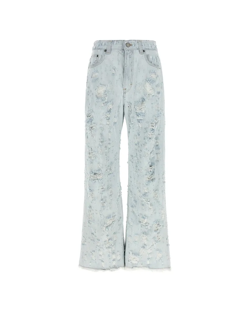 Haikure Distressed Jeans Blue