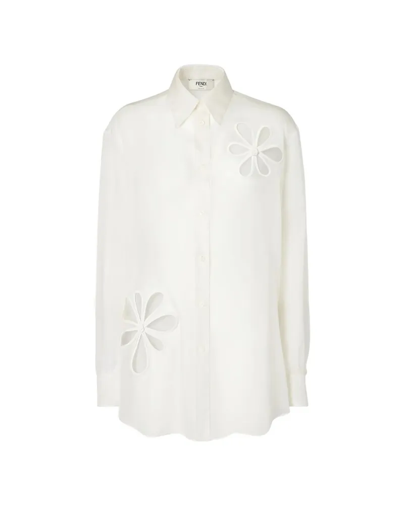 Fendi Long-sleeved Shirt White