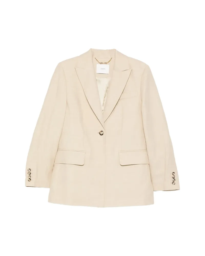 Joseph Rochd Button Single-breasted Blazer Neutrals