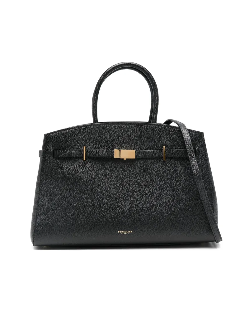 DeMELLIER Midi Hudson Tote Bag Black