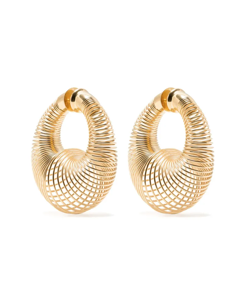 Alaïa Lobster Clasp Fastening Earring Gold
