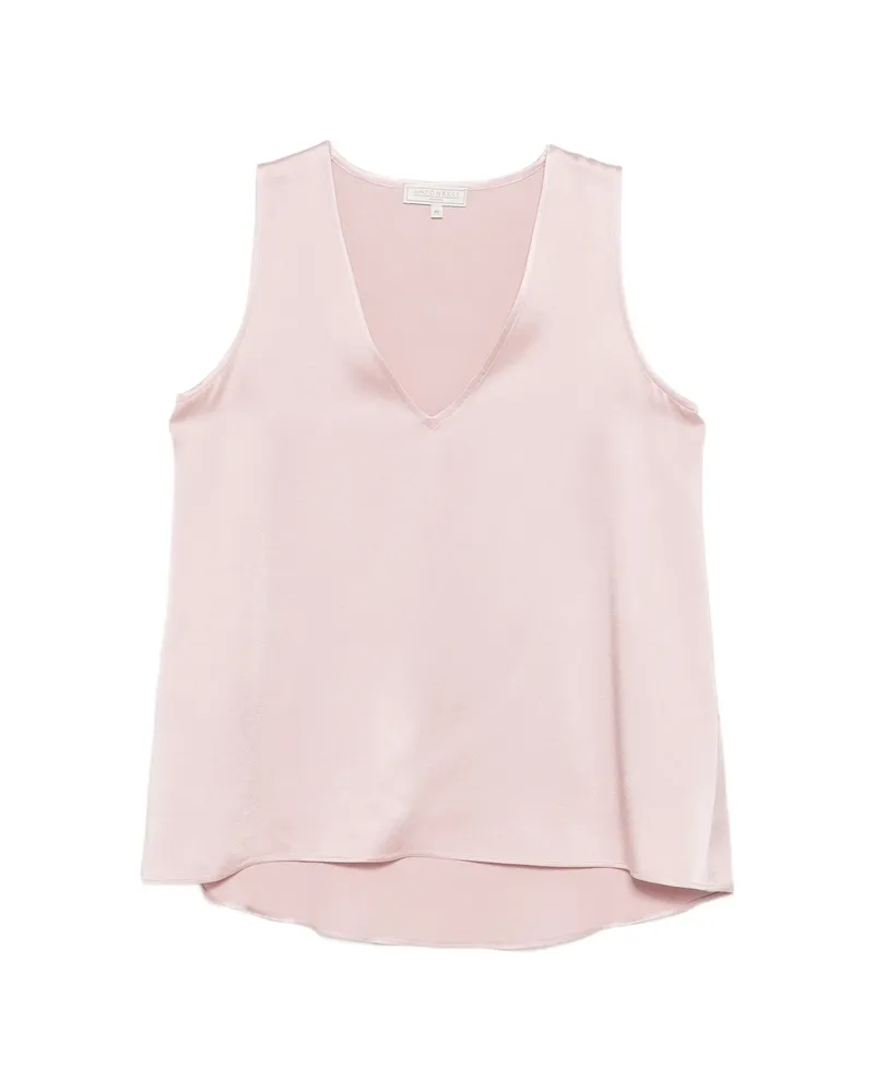Antonelli Firenze Angelica V-neck Sleeveless Top Pink