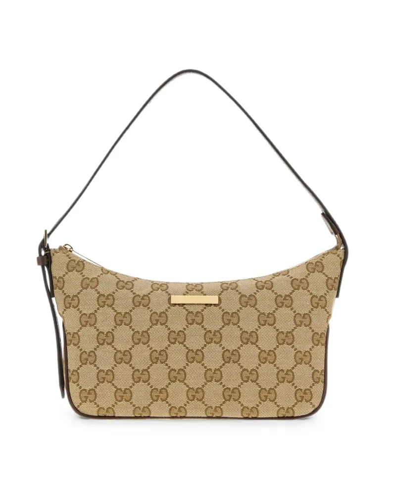 Gucci Small Lady Lunetta GG Shoulder Bag Neutrals