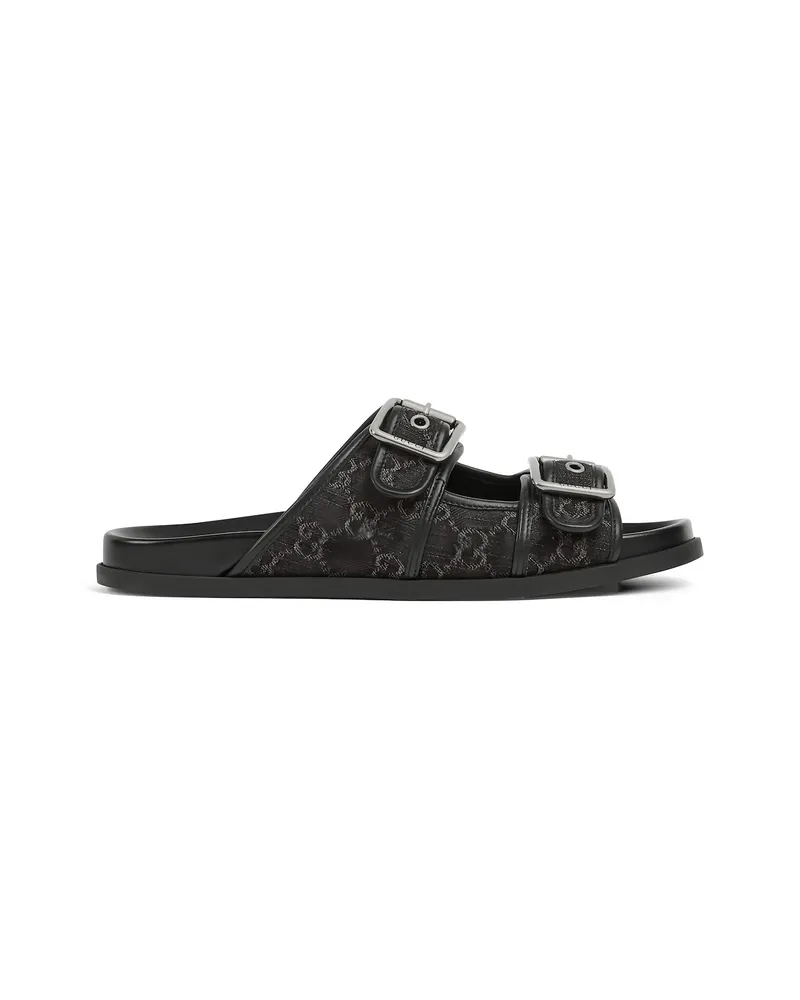 Gucci Buckle-strap Sandals Black