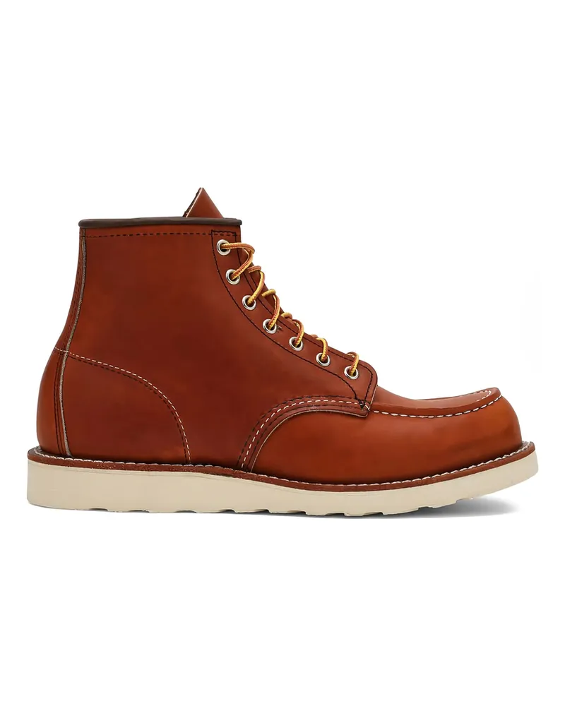 Red Wing Shoes Lace-up Leather Boots Brown