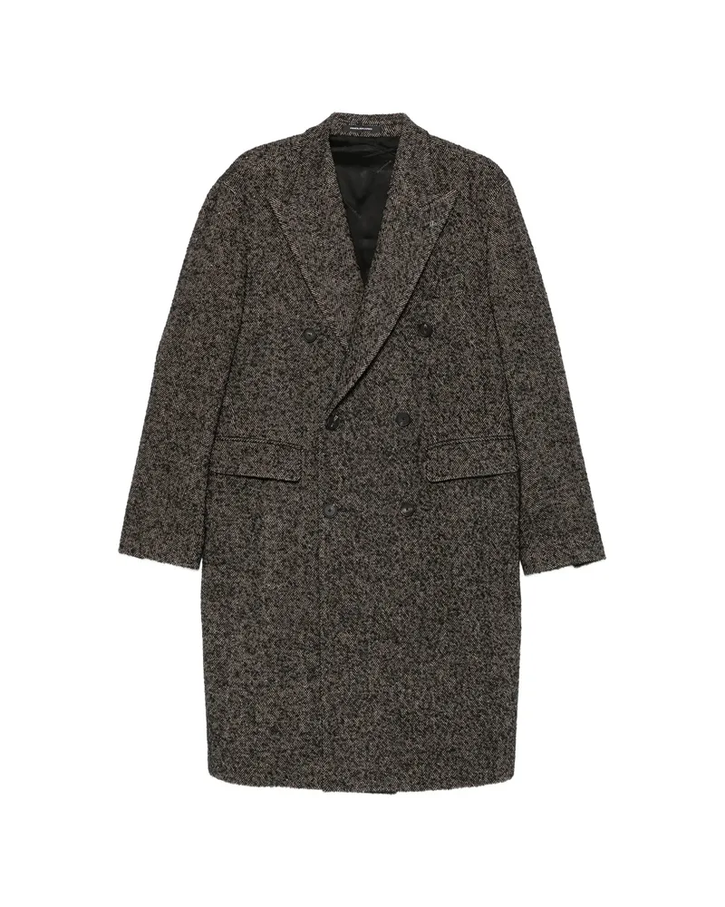 Tagliatore Double-breasted Coat Brown