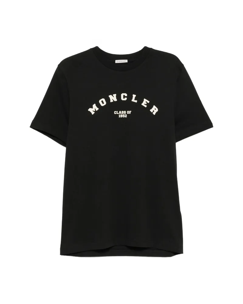 Moncler Logo-print Short-sleeves T-shirt Black
