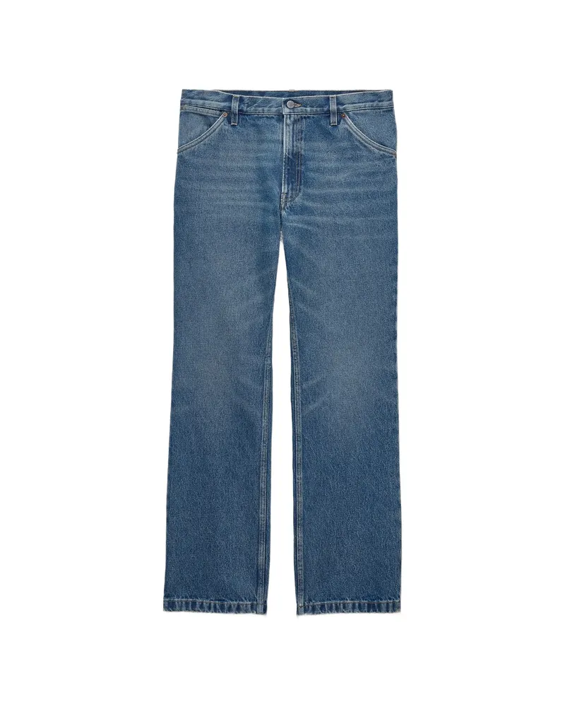 Prada Cotton Washed Jeans Blue