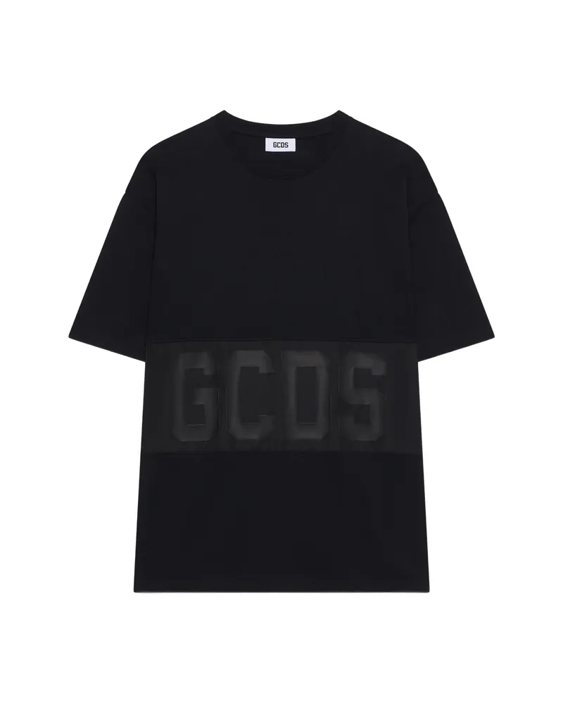GCDS Logo-band T-shirt Black