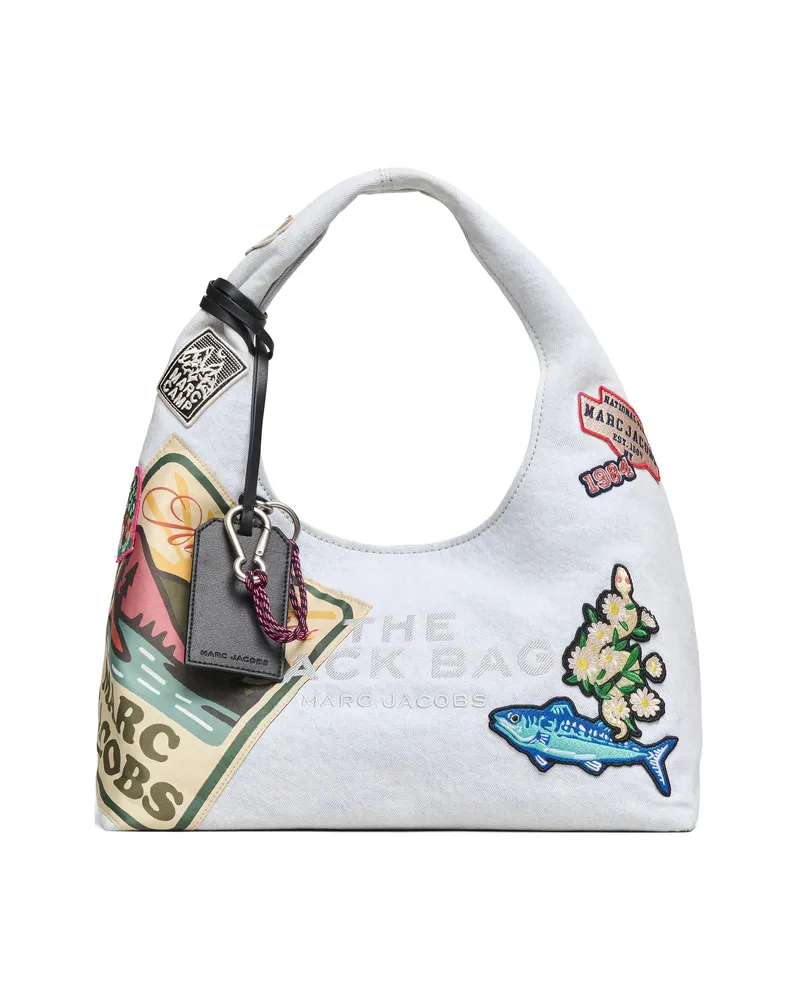 Marc Jacobs The Camp Patchwork Tote Bag Blue