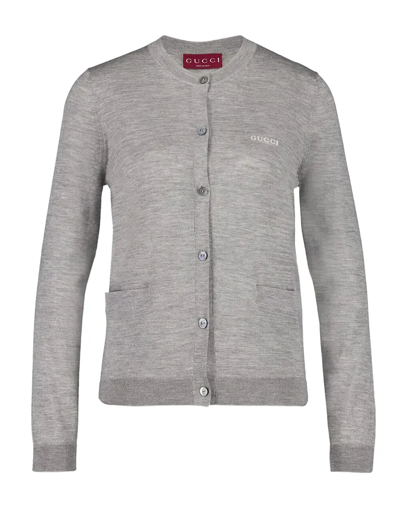 Gucci Button-up Cardigan Grey