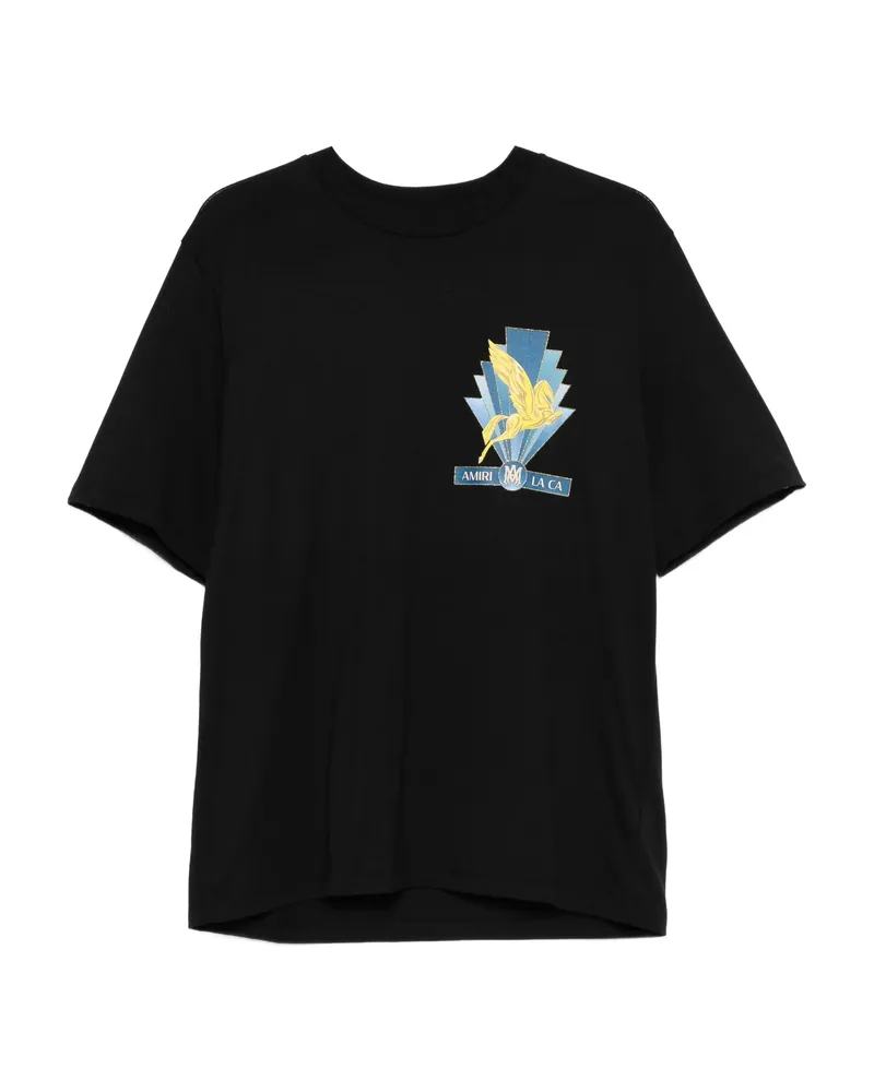 Amiri Pegasus-graphic T-shirt Black