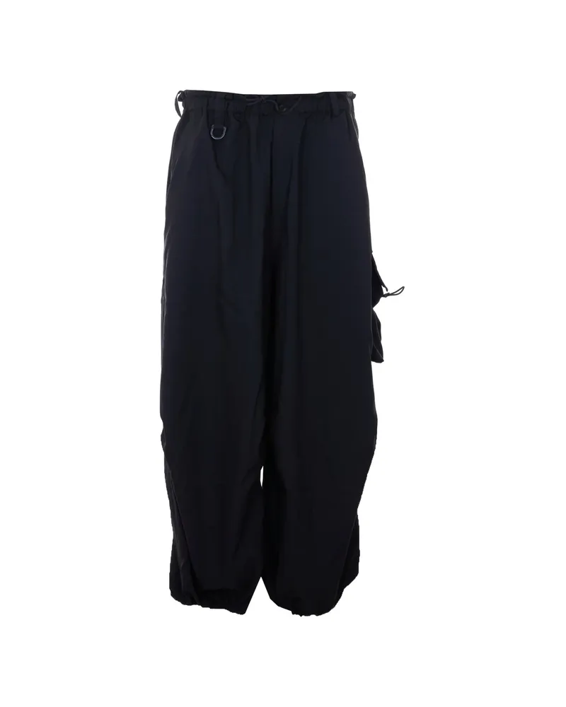 Y-3 Elasticated Cargo Track Pants Black