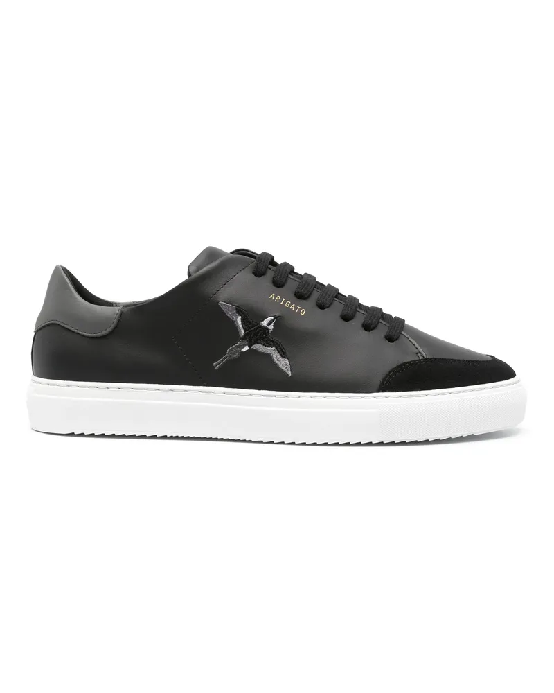 Axel Arigato Clean 90 Triple B Bird Leather Sneakers Black