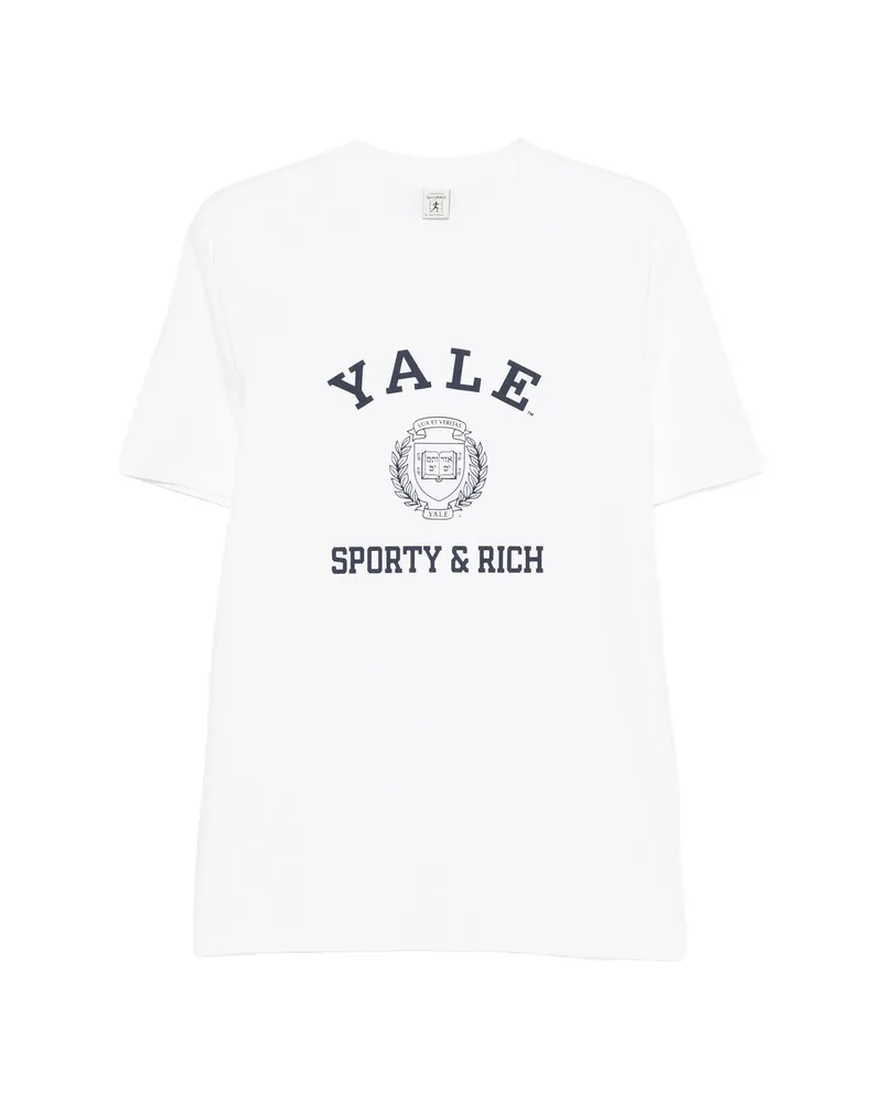SPORTY & RICH Logo-print T-shirt White