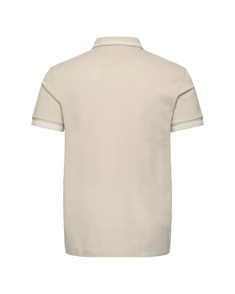 HUGO BOSS Logo Short-sleeve Polo Shirt Grey