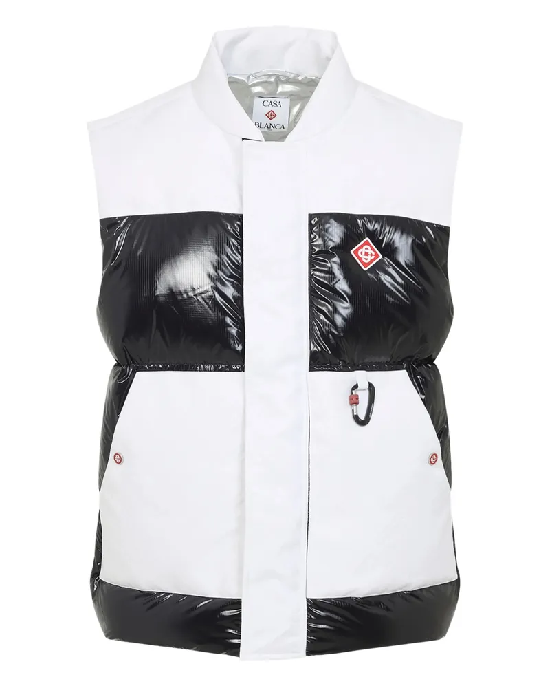 Casablanca Paris Panelled Gilet White
