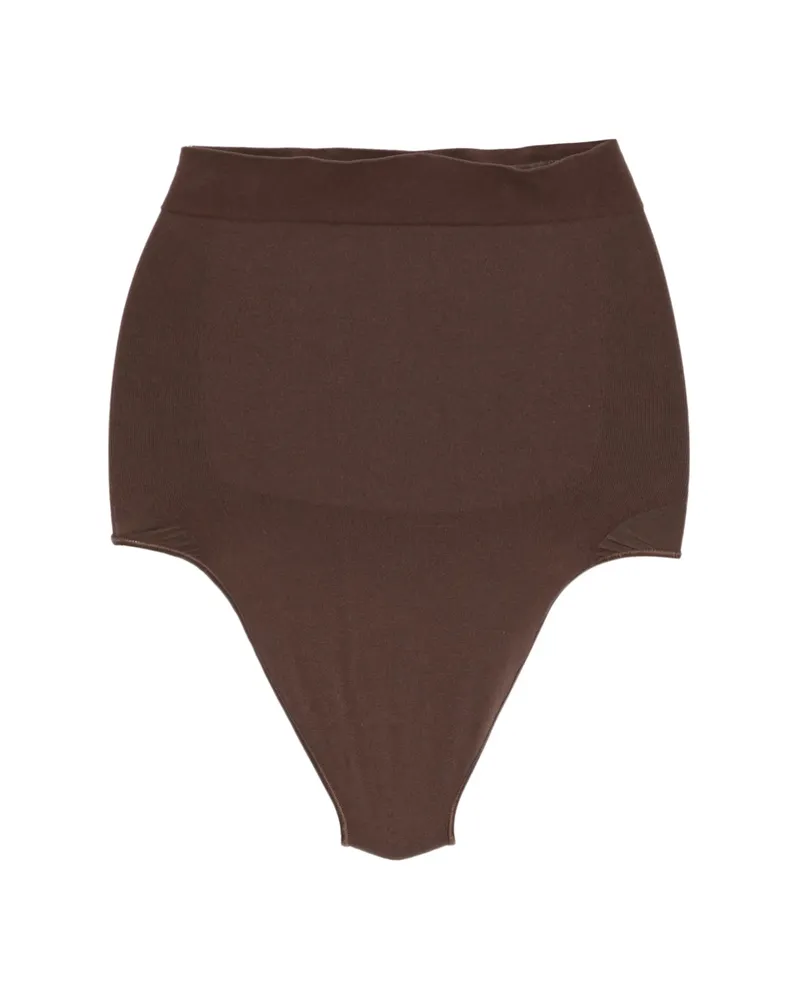 SKIMS High-waisted Thong Brown