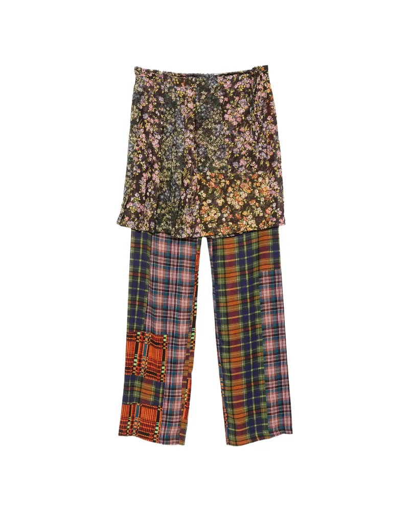 Dries van Noten Viscose Skirt Trousers Black
