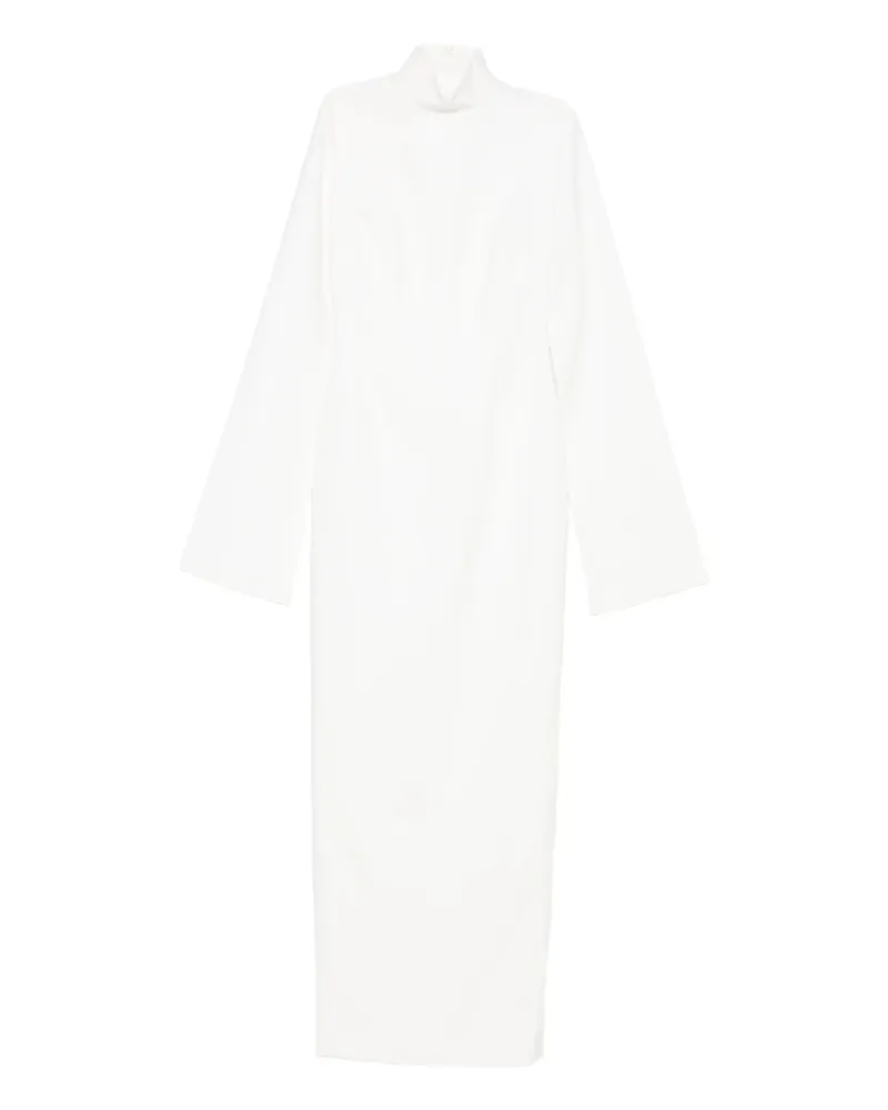 Solace London The Josefine Long-sleeve Maxi Dress White