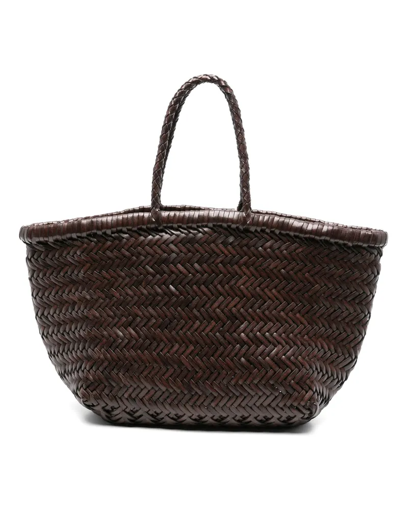 Dragon Diffusion Small Triple Jump Tote Bag Brown