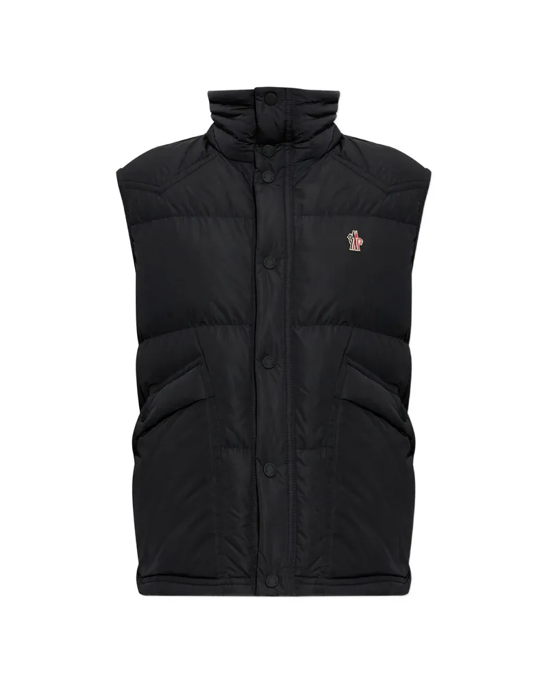 Moncler Evans Quilted Corduroy-collar Gilet Black