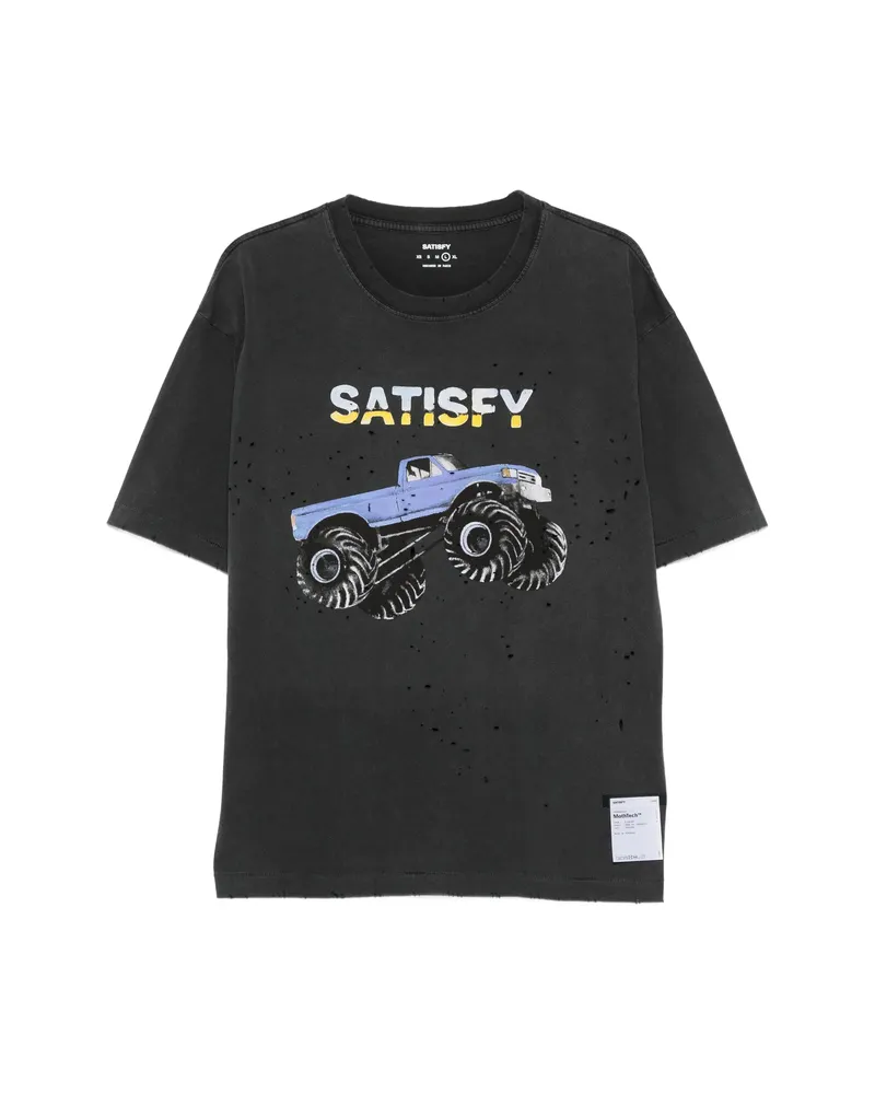 Satisfy Graphic-print T-shirt Grey