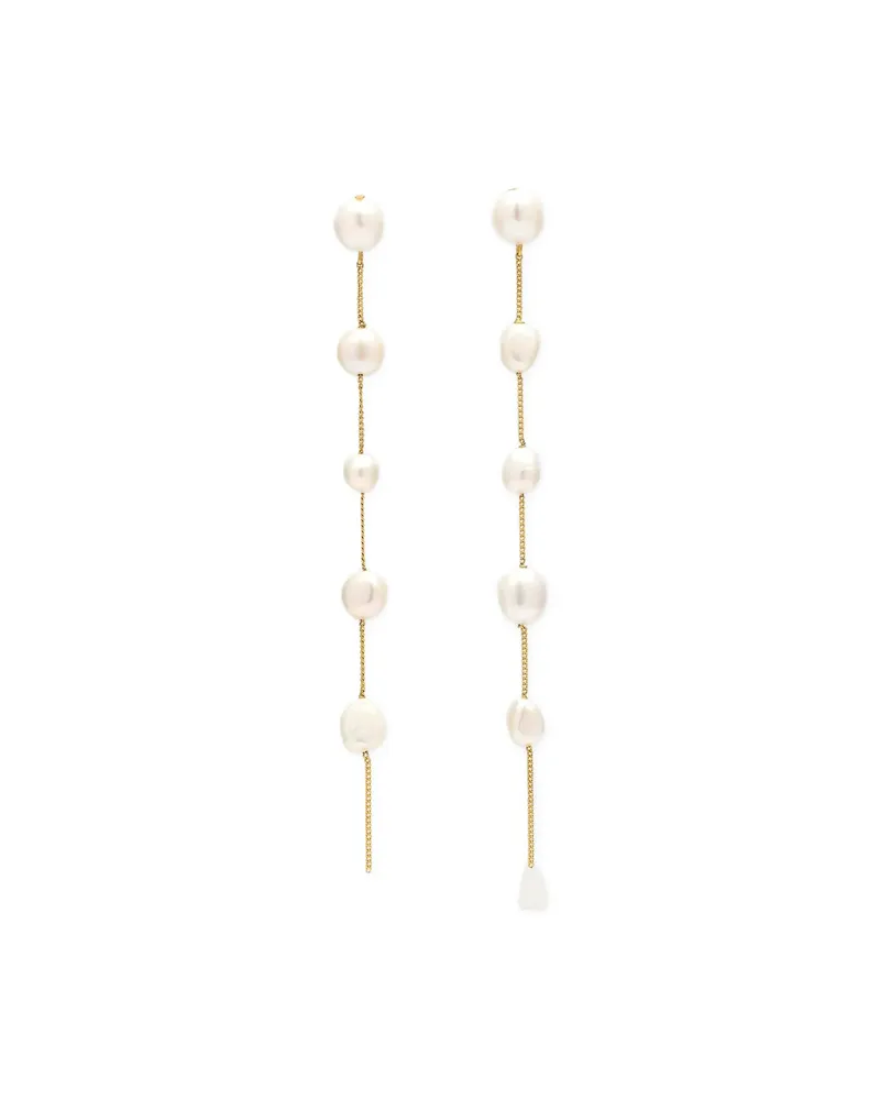 Cult Gaia Freshwater-pearls Drop Earrings Gold