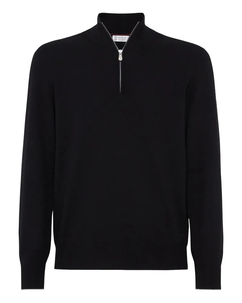 Brunello Cucinelli Long-sleeve Cashmere Jumper Black