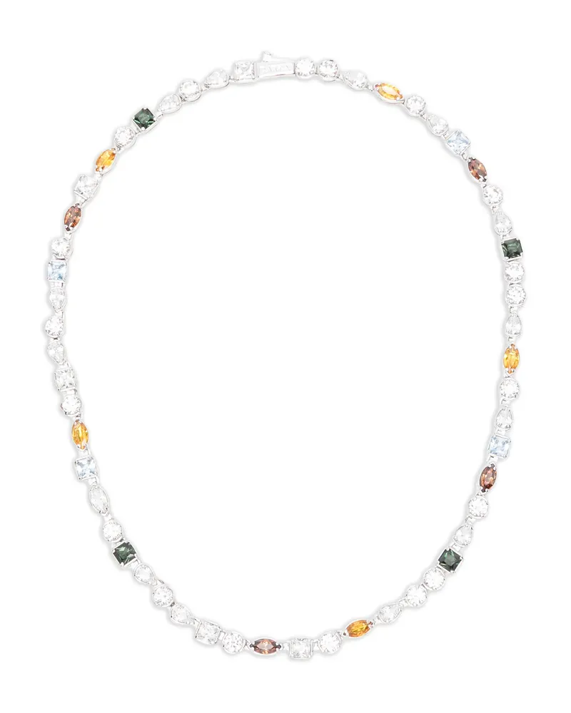 DARKAI Stone-embellishment Necklaces Silver