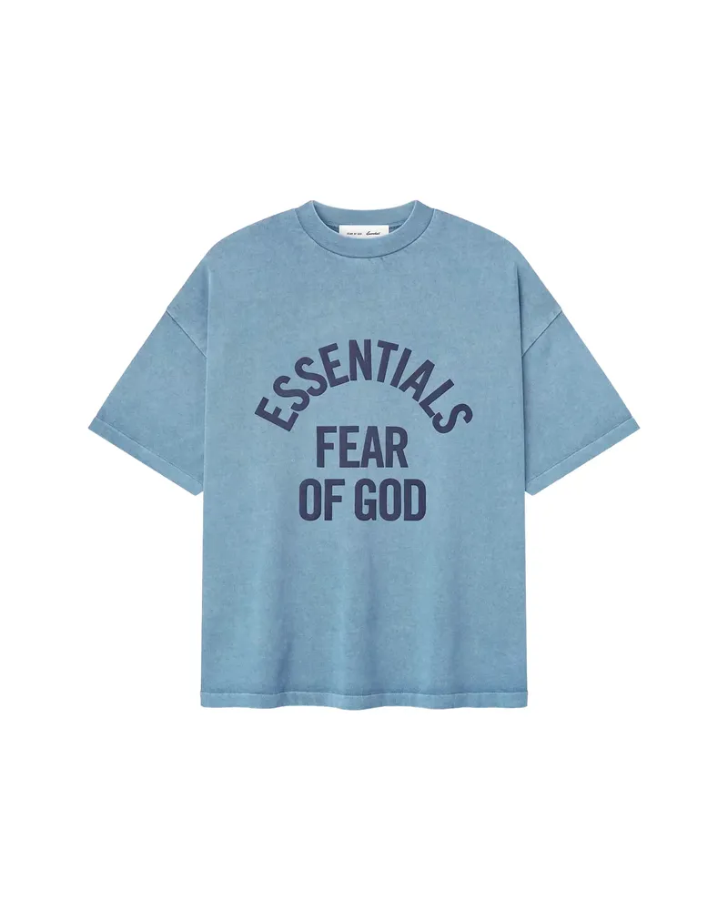 Fear of God Campus 90s Tee Short-sleeve Print T-shirt Blue