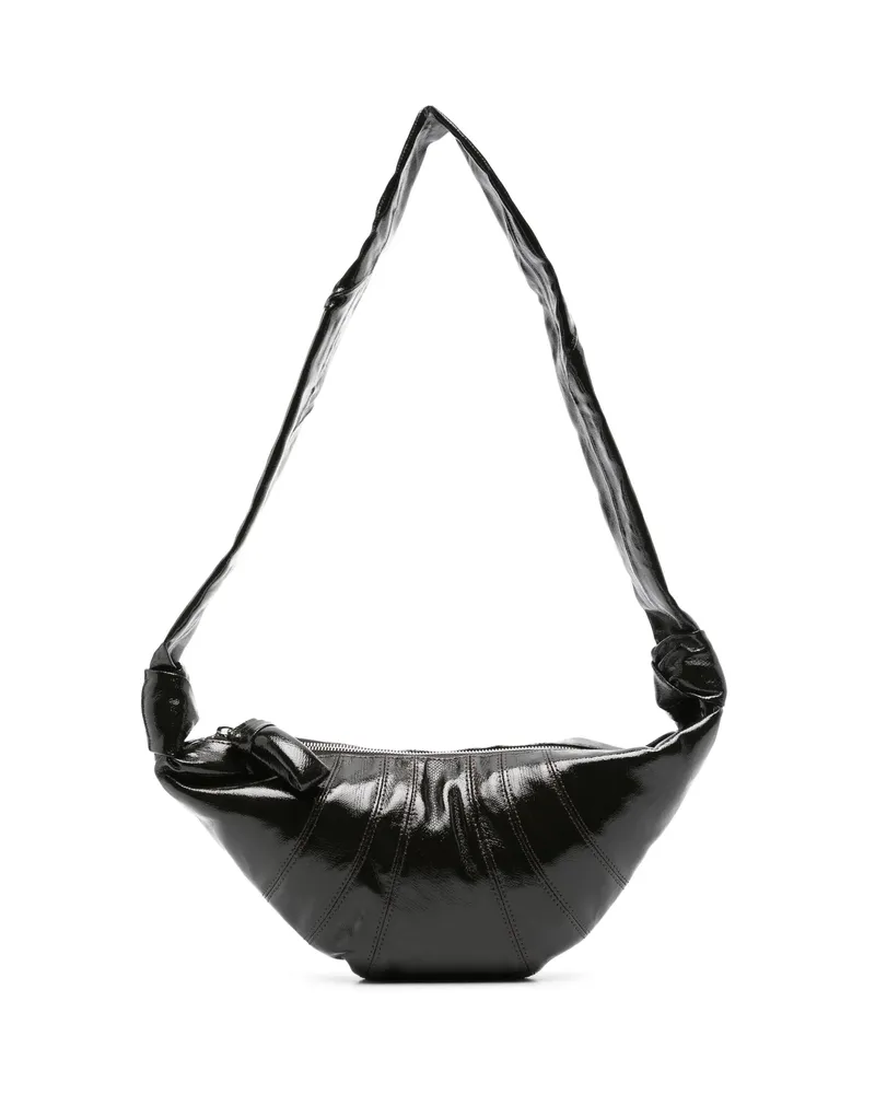 Christophe Lemaire Small Croissant Shoulder Bag Brown