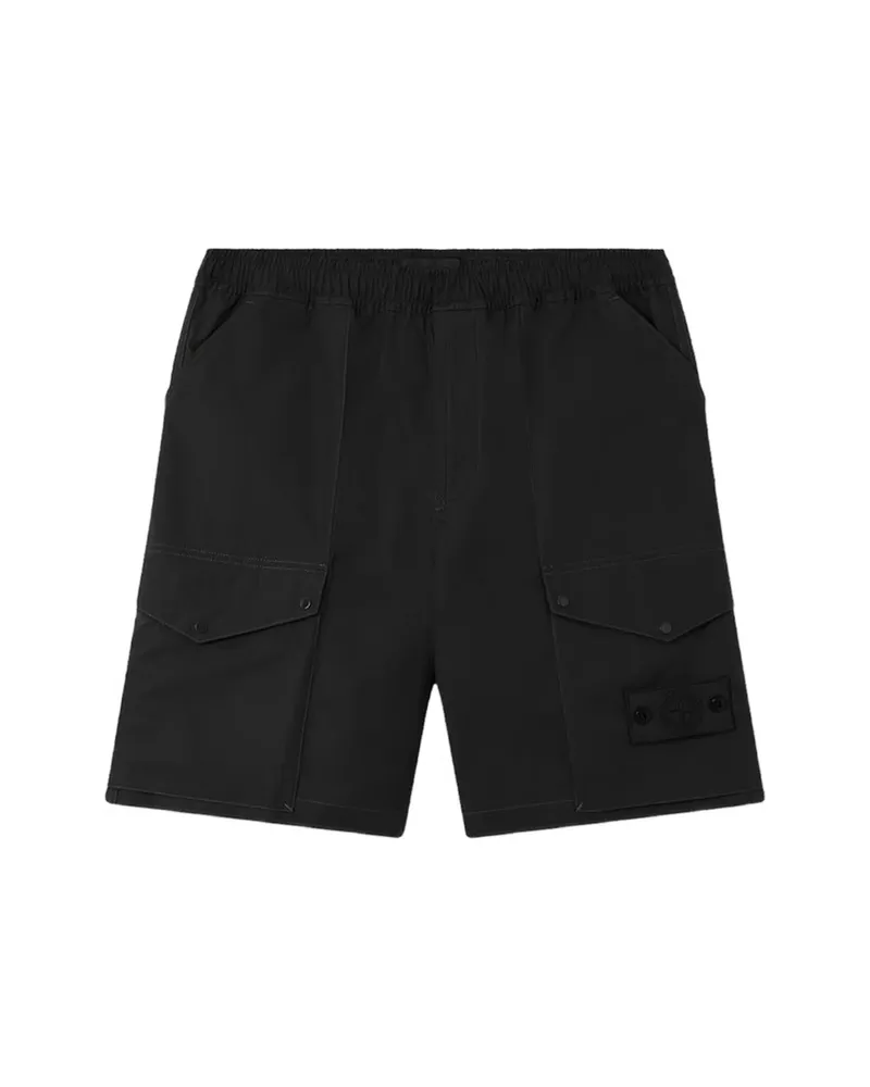 Stone Island Pocket Cargo Shorts Black