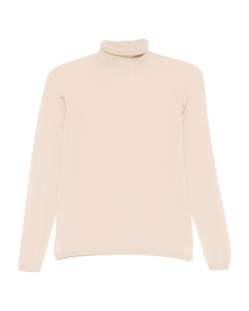 Max Mara Wool Blend Knitted Top Neutrals